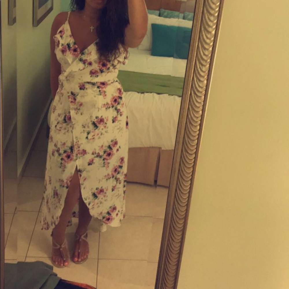 Design lab high low maxi dress
